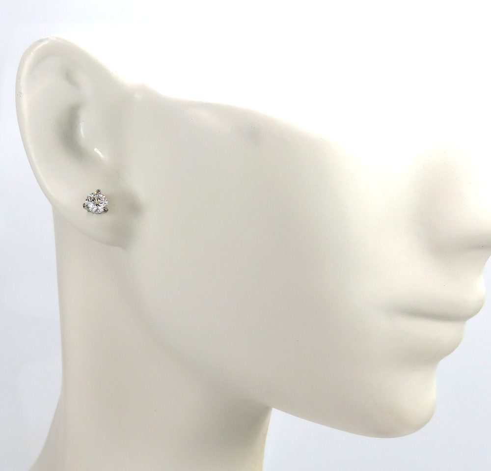0.40ct 4mm lab-grown cvd vvs2 diamond martini setting studs - Image 4