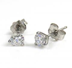 0.40ct 4mm lab-grown cvd vvs2 diamond martini setting studs