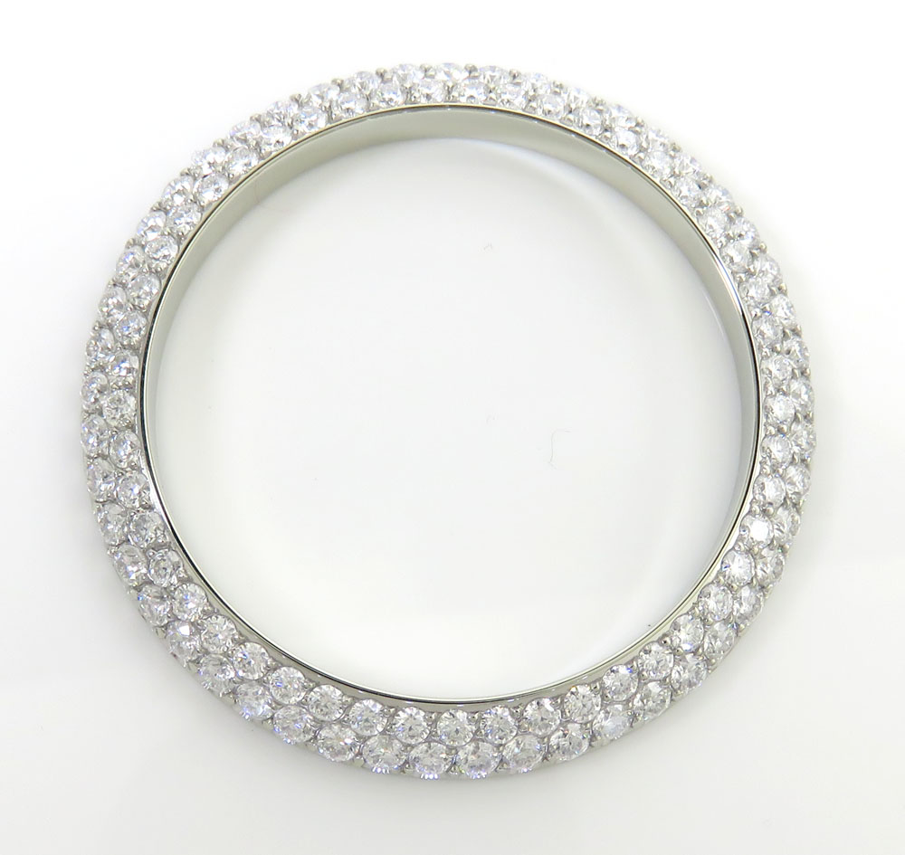 2 row moissanite bezel 2.20cts 41mm - Image 2