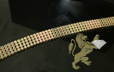 11.00ct 14k solid white, yellow & rose gold 