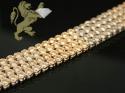 11.00ct 14k solid white, yellow & rose gold 