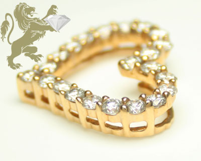 1.00ct 14k solid yellow gold round diamond 