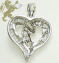 0.65ct 14k solid white gold baguette diamond 