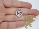 0.65ct 14k solid white gold baguette diamond 