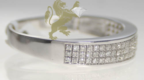 0.35ct 10k solid white gold diamond ring 
