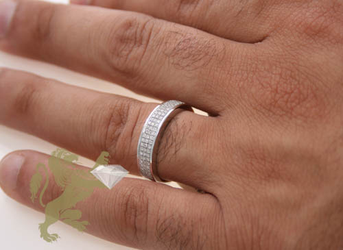 0.35ct 10k solid white gold diamond ring 