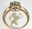 1.00ct ladies 14k solid yellow gold 