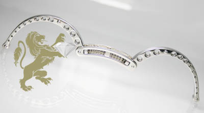 White & yellow stainless steel 