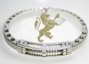 White & yellow stainless steel 