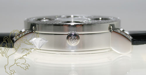 4.00ct mens rayalty genuine diamond watch 