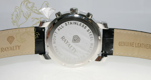 1.50ct mens rayalty genuine diamond watch 