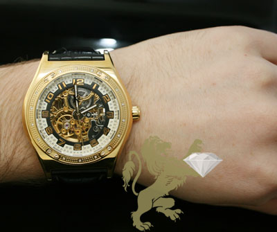 0.20ct mens techno com by kc genuine diamond watch