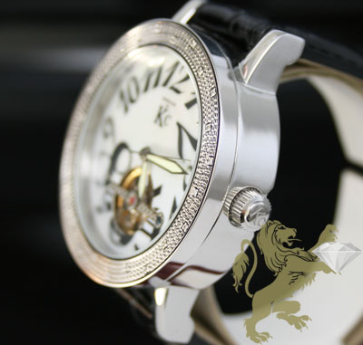 0.30ct mens techno com by kc genuine diamond watch