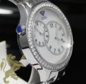   2.45ct mens aqua master genuine round diamond 