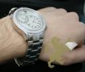   2.45ct mens aqua master genuine round diamond 