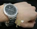 2.45ct mens aqua master genuine round diamond 