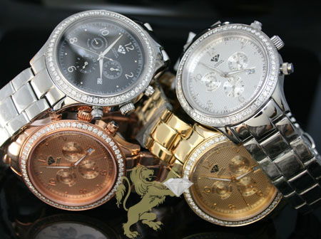 2.45ct mens aqua master genuine round diamond