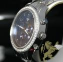 2.45ct mens aqua master genuine round diamond 