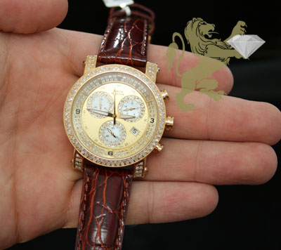 2.20ct ladies aqua master genuine diamond watch 