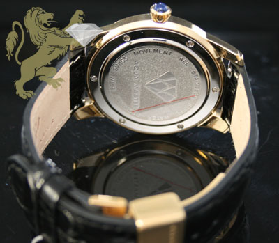 1.70ct mens aqua master genuine diamond watch  blue inner pearl dial