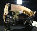 1.70ct mens aqua master genuine diamond watch  blue inner pearl dial
