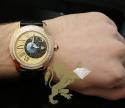 1.70ct mens aqua master genuine diamond watch  blue inner pearl dial