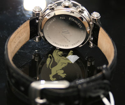 0.85ct ladies aqua master genuine diamond watch 