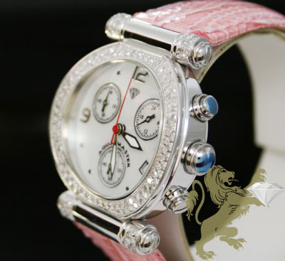 0.85ct ladies aqua master genuine diamond watch