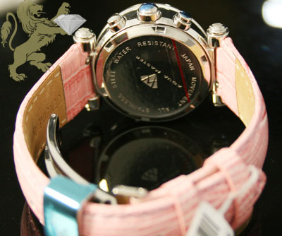 0.85ct ladies aqua master genuine diamond watch