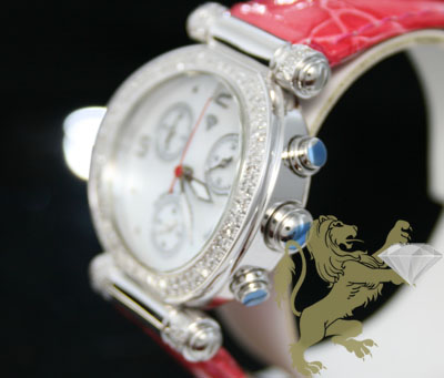 0.85ct ladies aqua master genuine diamond watch 
