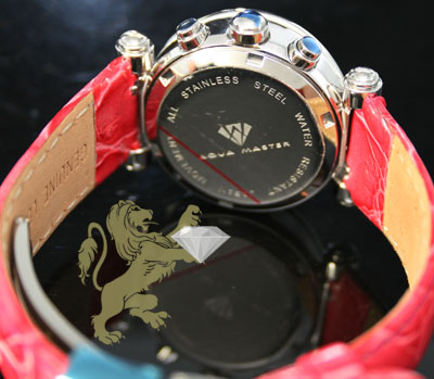 0.85ct ladies aqua master genuine diamond watch