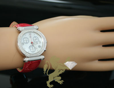 0.85ct ladies aqua master genuine diamond watch