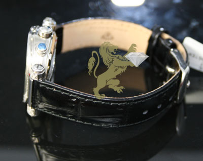 0.85ct ladies aqua master genuine diamond watch