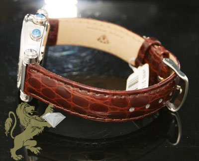 0.85ct ladies aqua master genuine diamond watch 