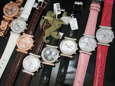 0.85ct ladies aqua master genuine diamond watch