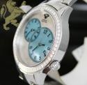 2.45ct aqua master genuine diamond watch 