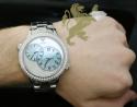 2.45ct aqua master genuine diamond watch 