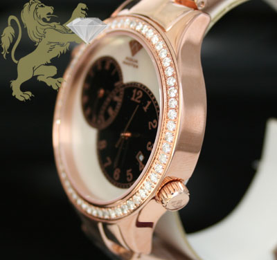 2.45ct aqua master genuine diamond watch 