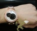 2.45ct aqua master genuine diamond watch 