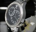 2.45ct mens aqua master genuine round diamond 
