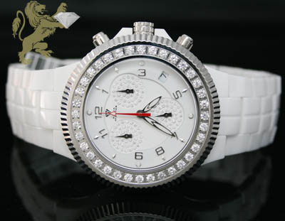 2.85ct mens aqua master genuine diamond watch 