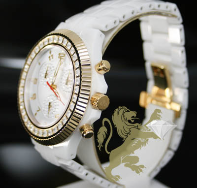 2.85ct mens aqua master genuine diamond watch 