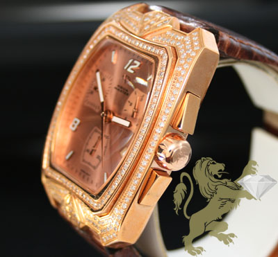 2.50ct mens aqua master genuine diamond watch