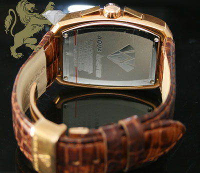 2.50ct mens aqua master genuine diamond watch