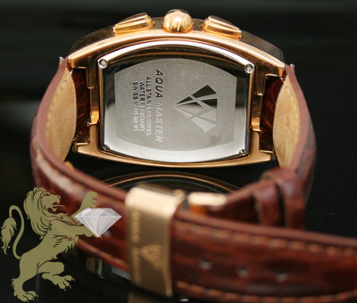 3.50ct aqua master genuine diamond watch