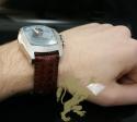 2.50ct aqua master genuine diamond watch 