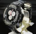 0.75ct mens aqua master genuine diamond 