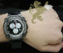 0.75ct mens aqua master genuine diamond 