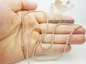 14k two tone gold diamond cut 