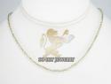 14k two tone gold diamond cut 